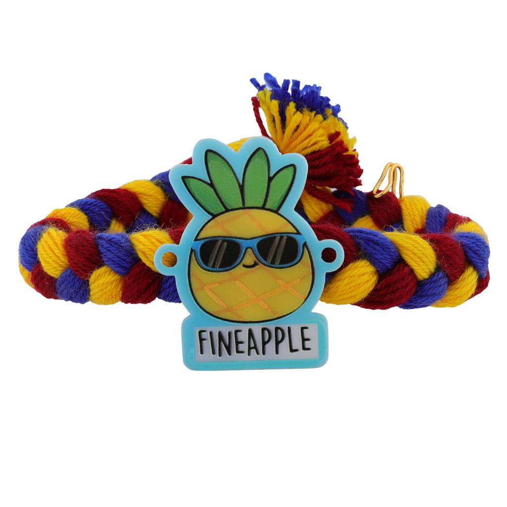 Cheerful Pineapple Buddy Kids Rakhi : 8905124561401