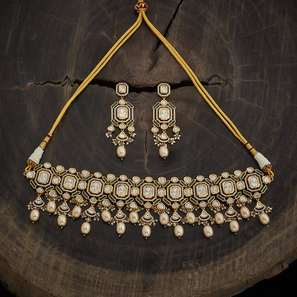 Kushal'S Fashion Jewellery Kundan Necklace -170768 : 411515