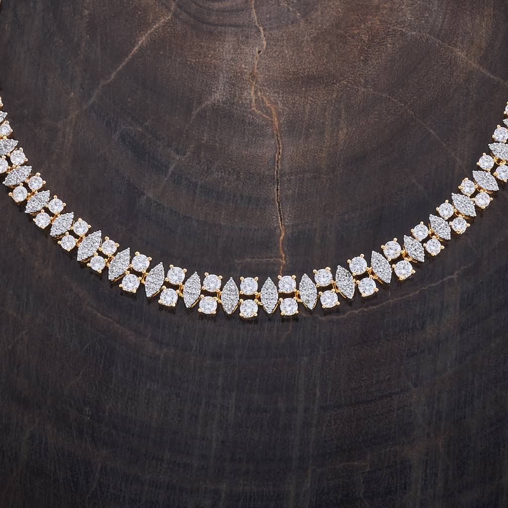 Kushal'S Fashion Jewellery -Plated Party Zircon Jewellery Set -175701 : 421123
