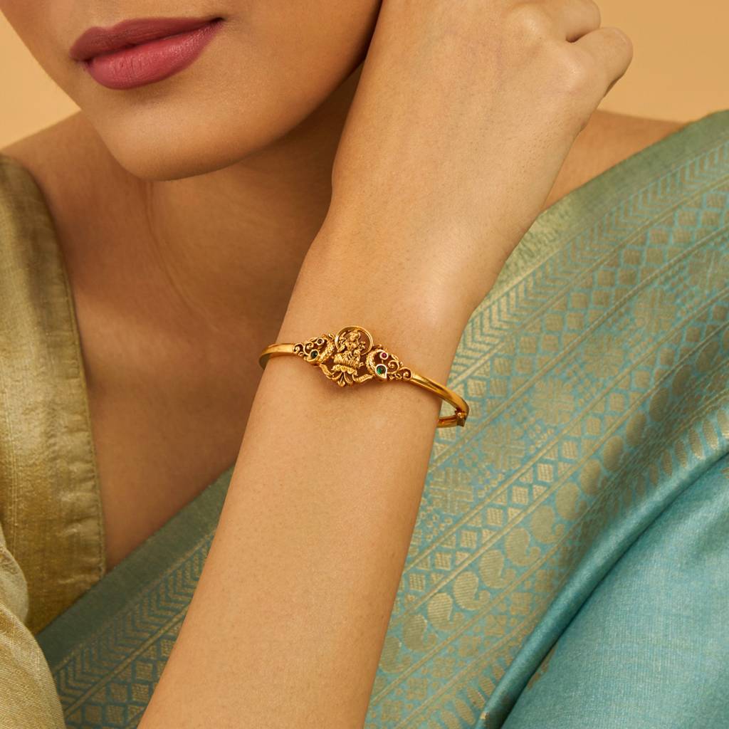 Kushal'S Fashion Jewellery  Ethnic Copper Antique Kada-138944 : 396997