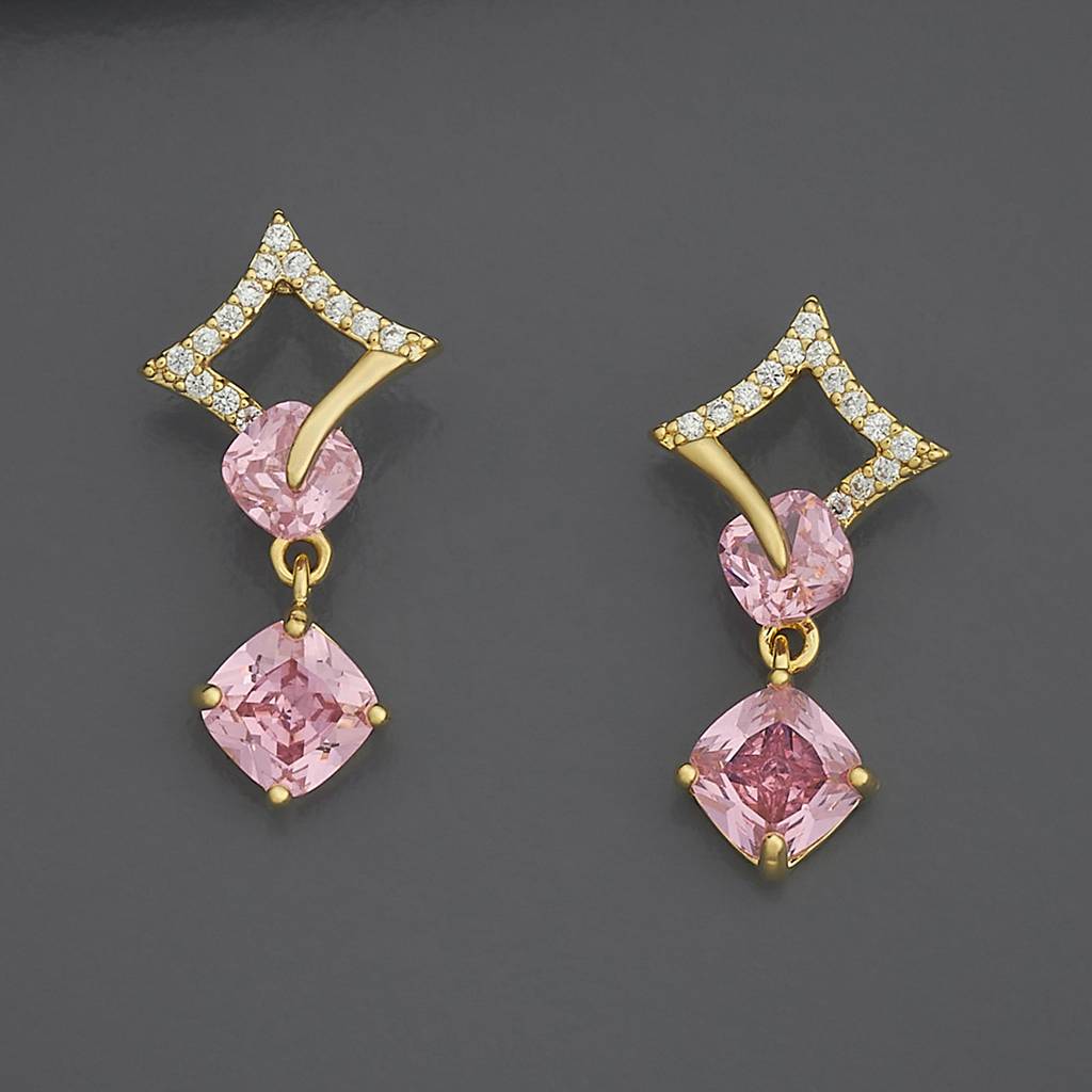 Kushal'S Fashion Jewellery Party Zircon Drop Earrings-185963 : 443500