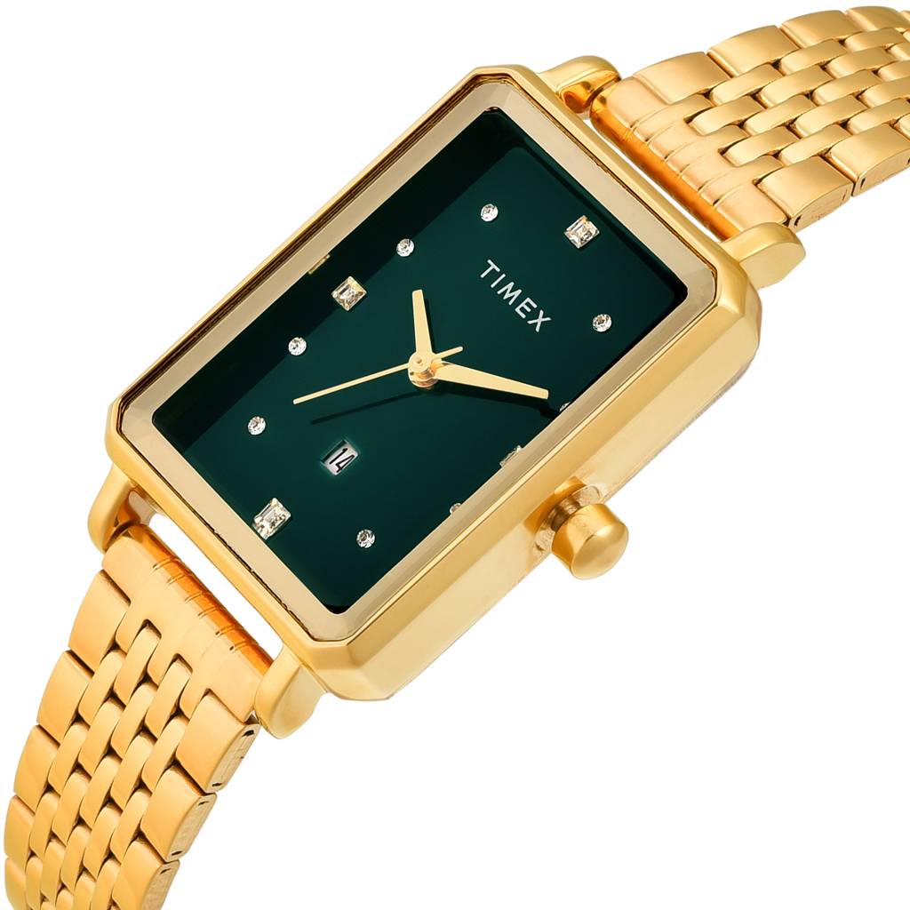 Timex Trendline Rectangle 23Mm Analog Women Watch - Twel20801 : TWEL20802