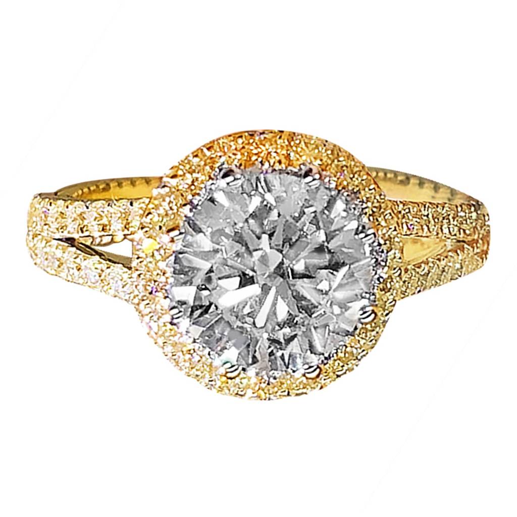 American Diamond Studded Plated Finger Ring Fashion Wear Stylish Jewellery Gift For Girls & Women-Px8R70 : PX8R70G-7