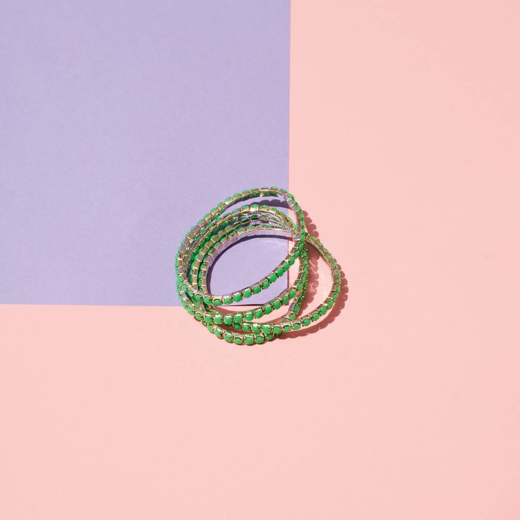 Set Of 4 Sweet Pea Stretchable Band : BC42269