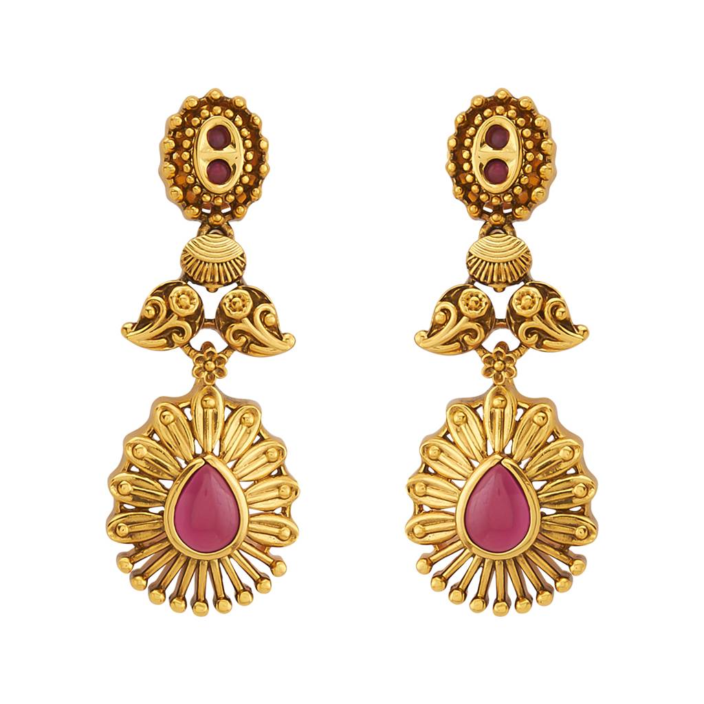 Kushal'S Fashion Jewellery Antique Earring -167990 : 406248