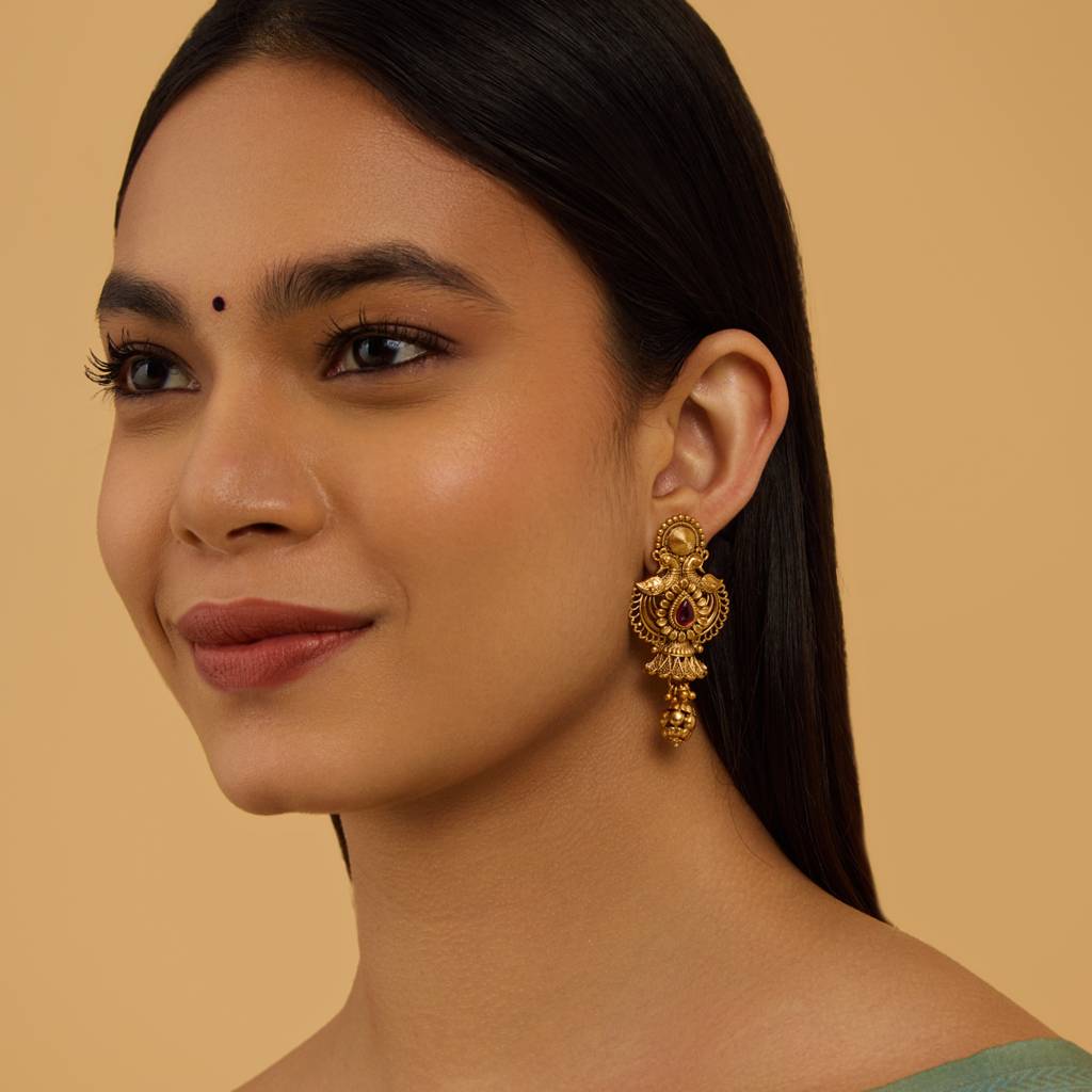 Kushal'S Fashion Jewellery Contemporary Studs Earrings-181935 : 434608