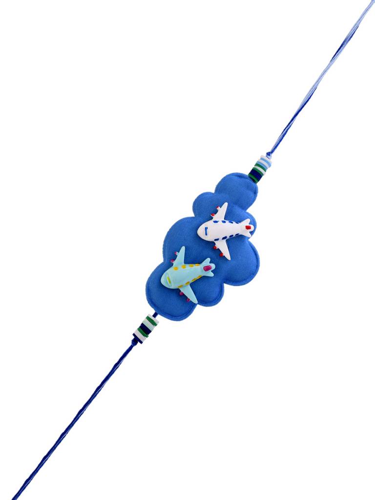 Airplanes Kids Thread Rakhi For Kids : 8905124524741