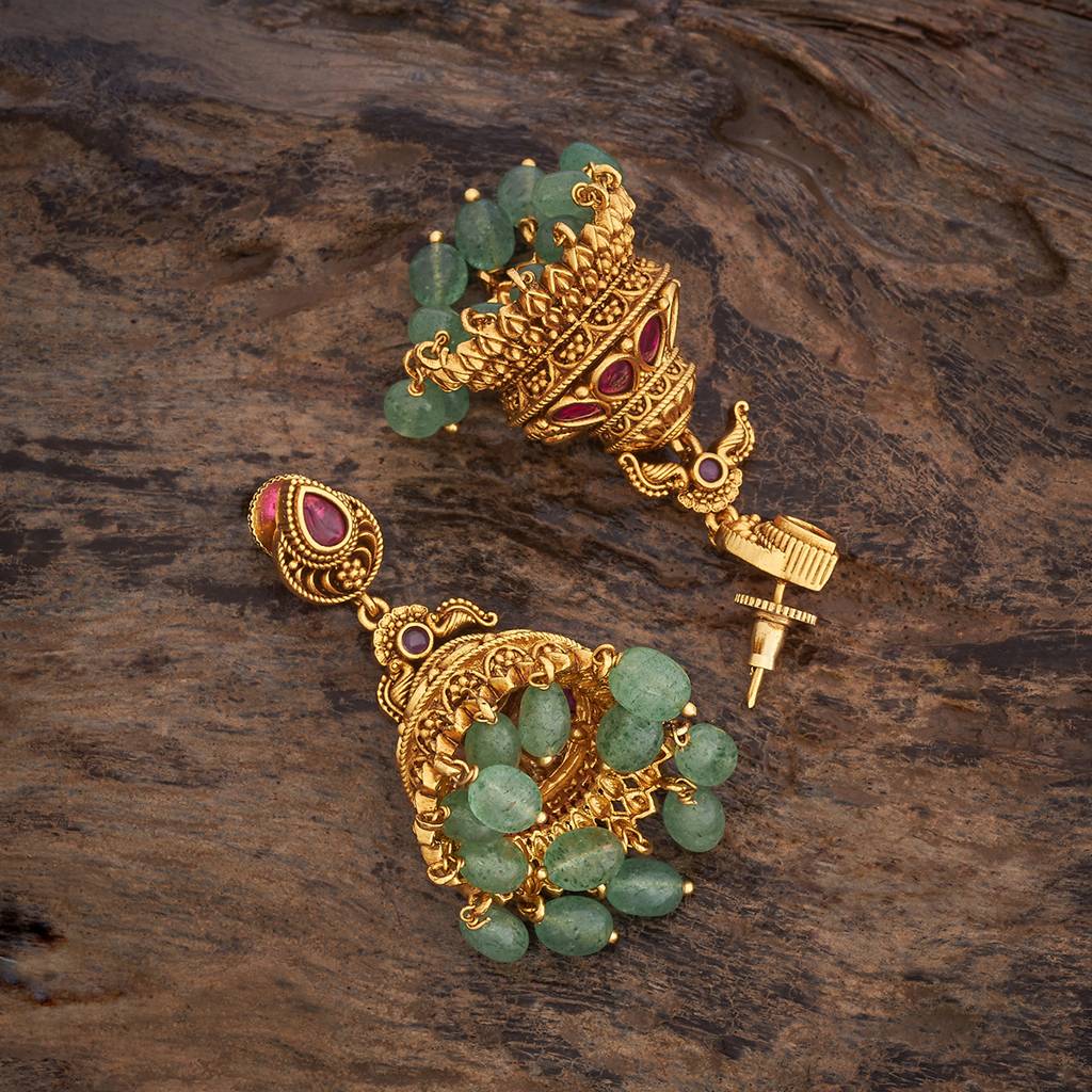 Kushal'S Fashion Jewellery Dome Shaped Jhumkas Earrings-178068 : 426659