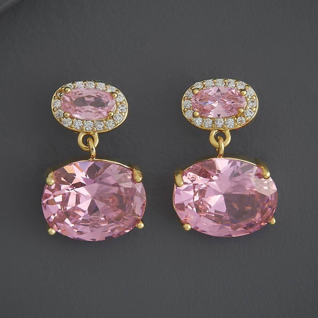 Kushal'S Fashion Jewellery Party Zircon Drop Earrings-186187 : 444042