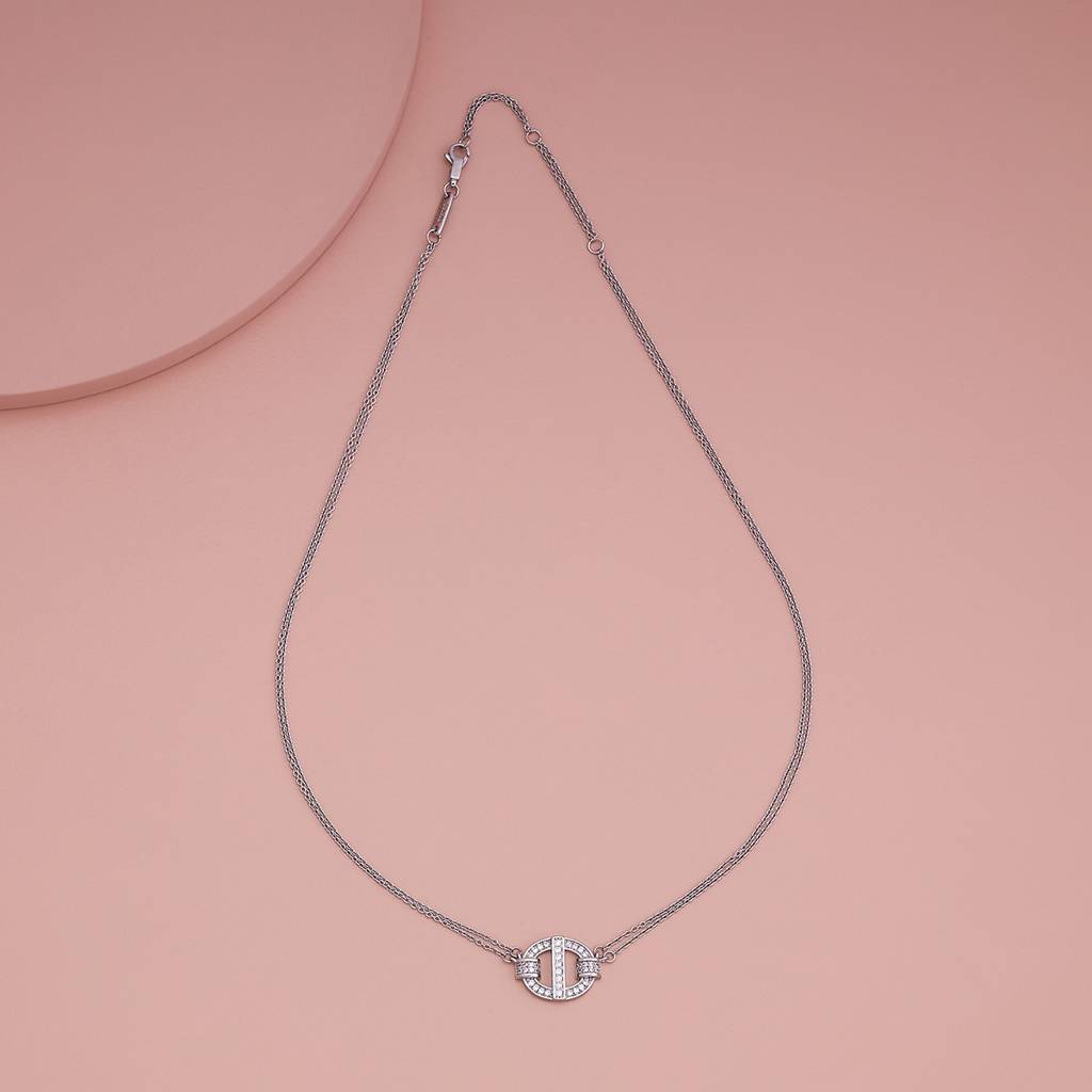 Kushal'S Fashion Jewellery  Plated Party Trendy Zircon Necklace-186787 : 445308
