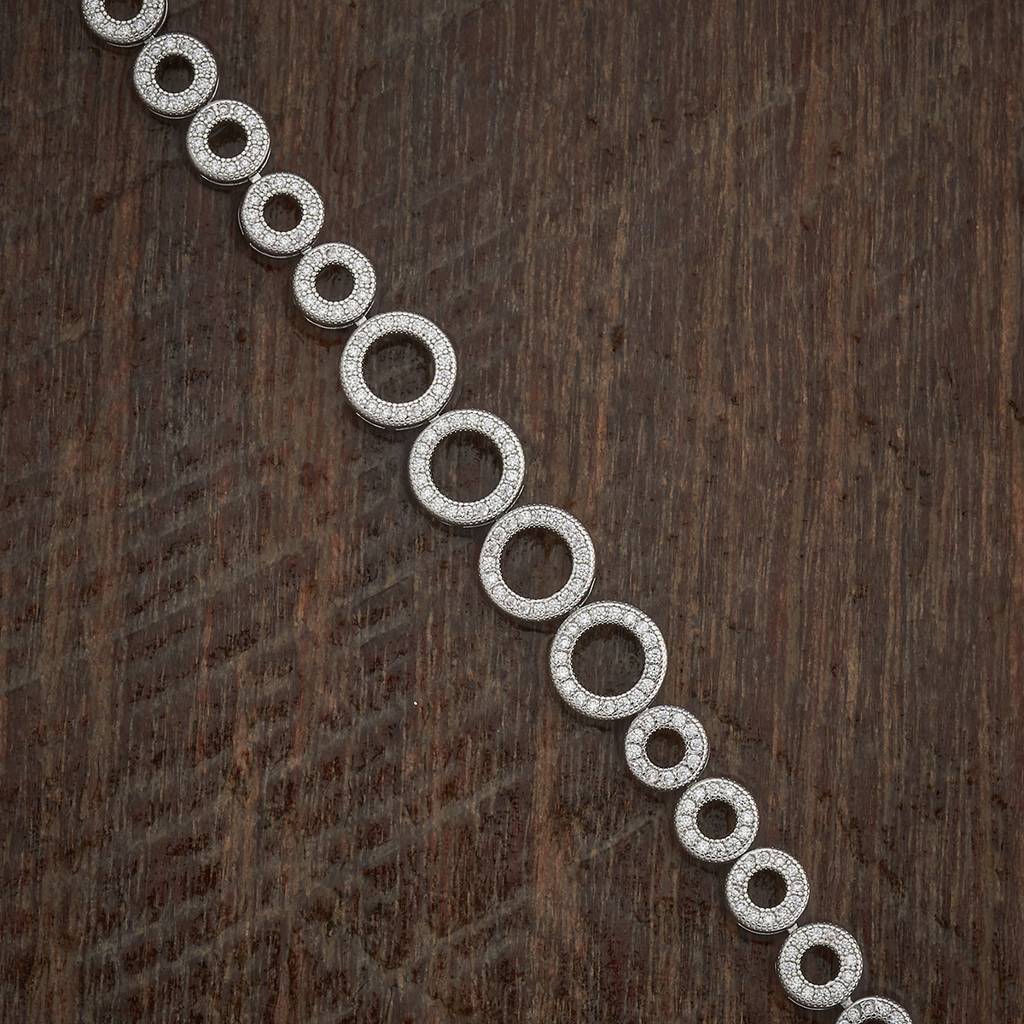 Kushal'S Fashion Jewellery Plated Party Zircon Bracelet-186636 : 445051