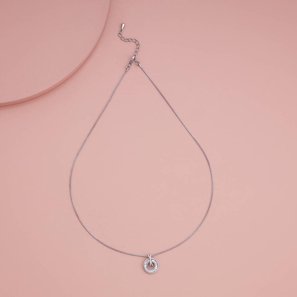 Kushal'S Fashion Jewellery  Plated Party Trendy Zircon Necklace-187034 : 445752