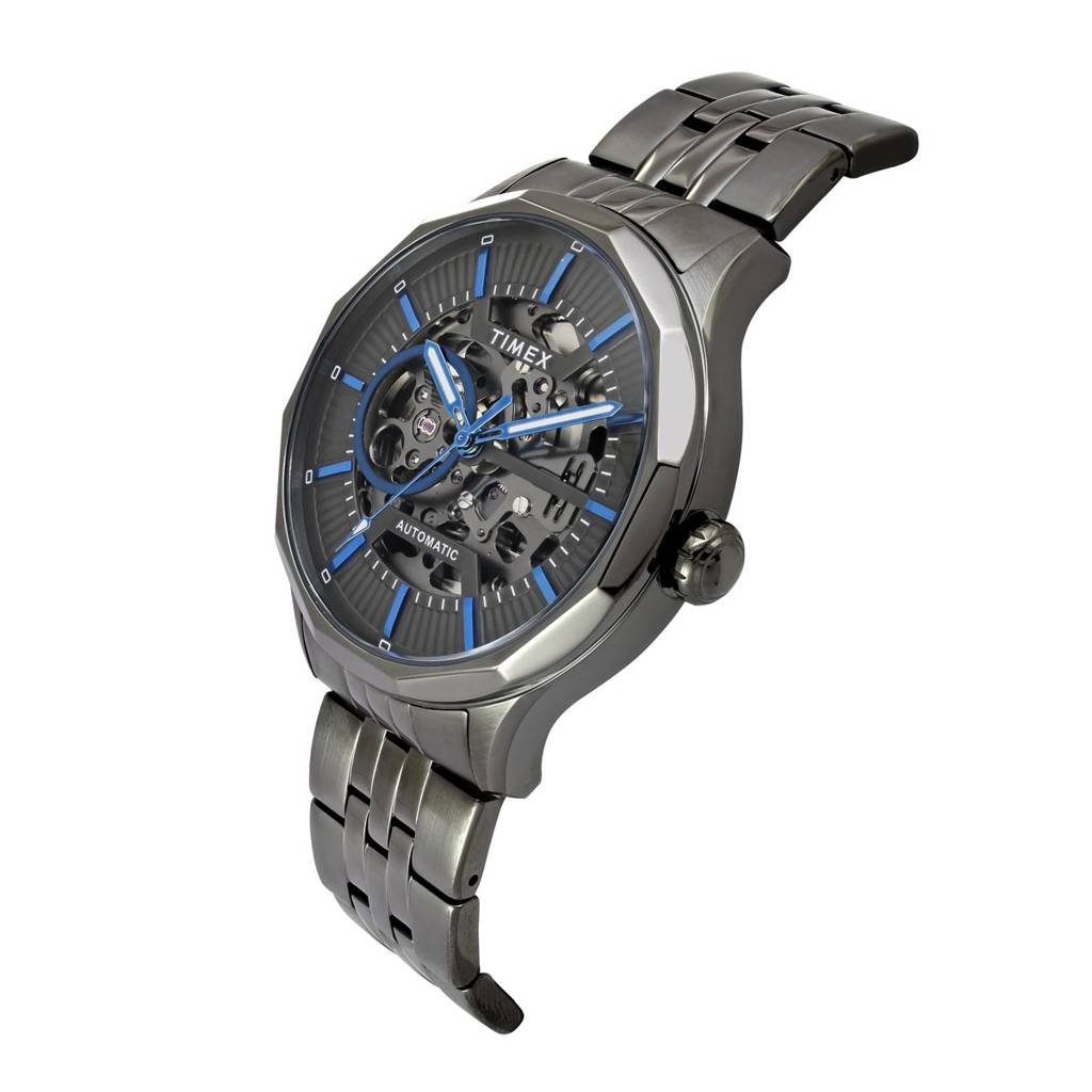 Timex Signio Round Analog Automatic Men Watch - Tweg27600 : TWEG27601