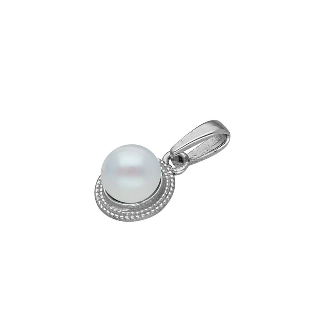 92.5 Sterling Silver Ubika Designer Pearl Pendant : JPMAY-22-166