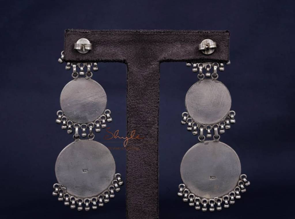 Anvaya Intricate Triple Layered Timeless Earrings : SE1635