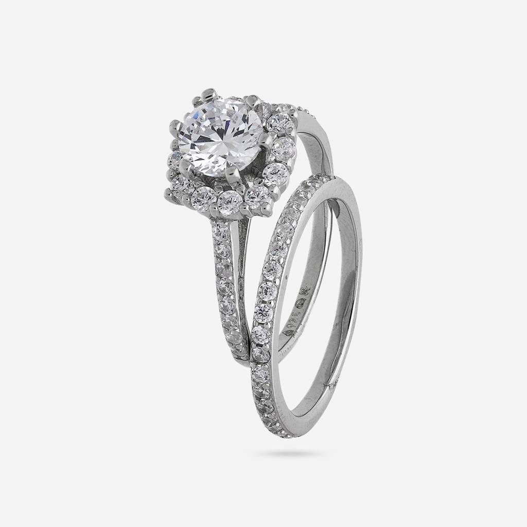 Plated Party 92.5 Sterling Silver Finger Ring -194135 : 457919