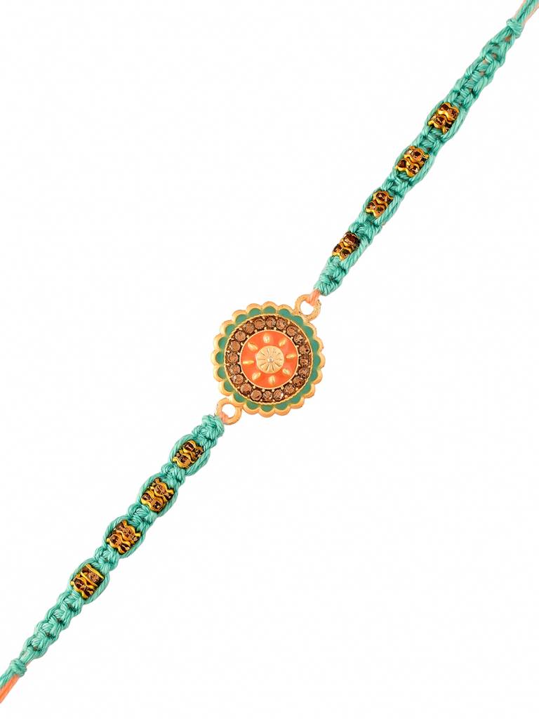 Men'S Traditional- Design Beaded Thread Rakhi For Brother : 8905124524697