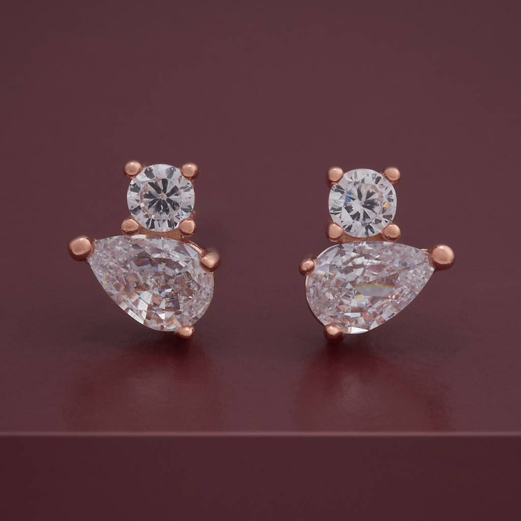 Ethnic Pure Silver Studs-183035 : 436971