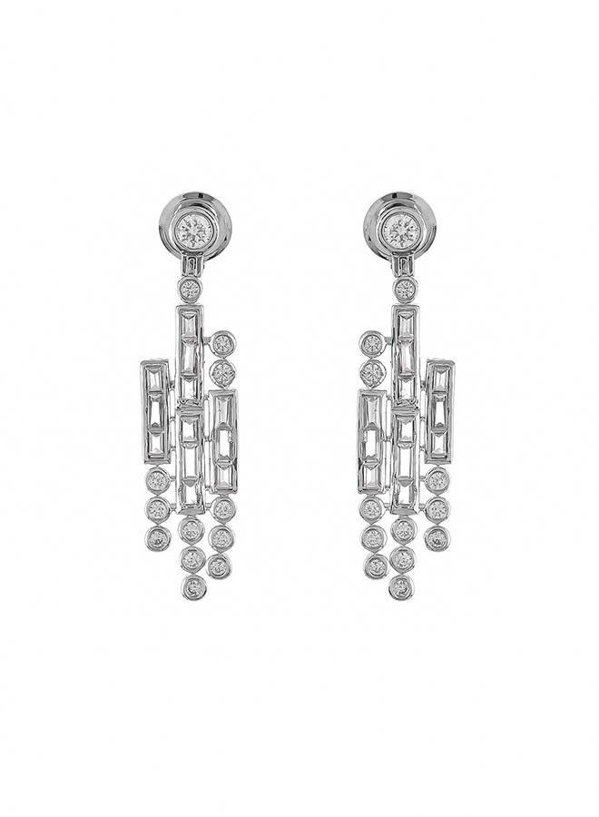 Mosaic Cascading Chique Earrings : 8905124519075