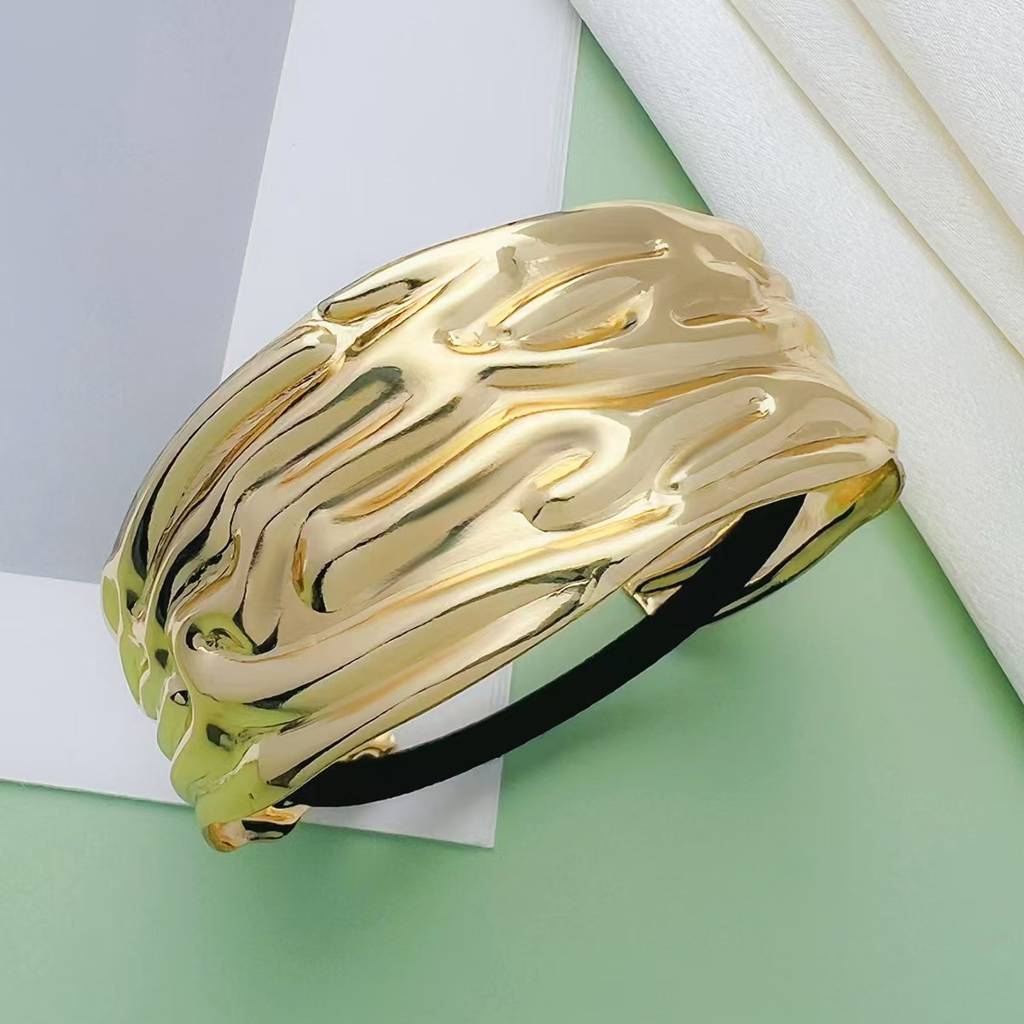 Chiseled Hair Tie : HX-HT-S-0010-G-BK