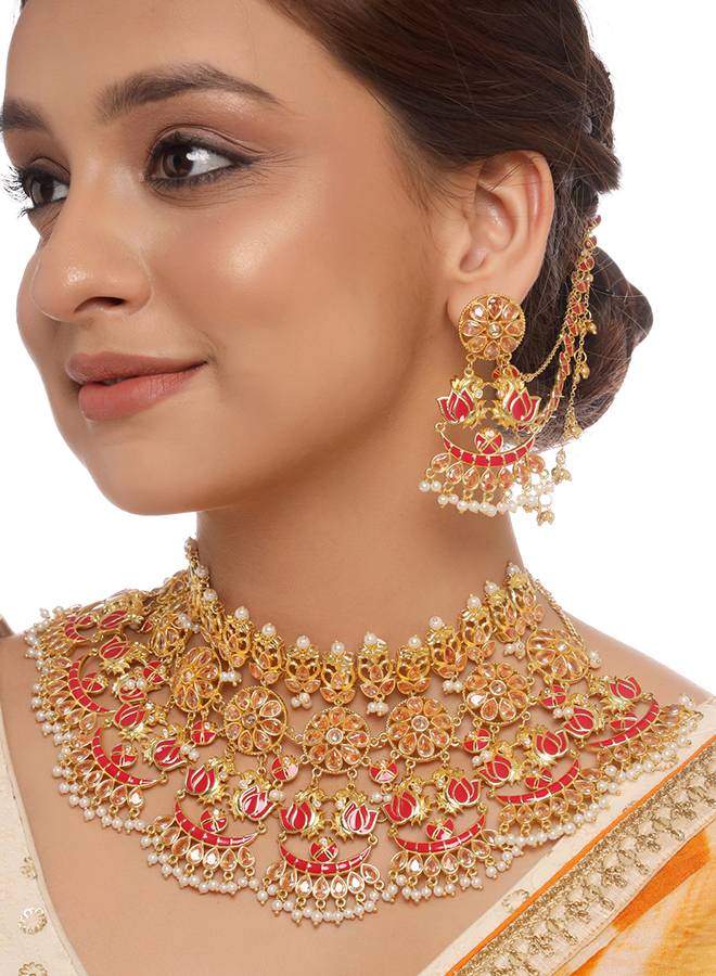 Apsara Bridal Die Gold Bridal Set : 8905124429770
