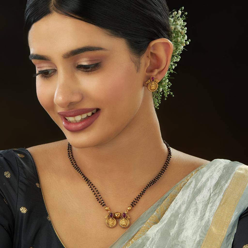 Kushal'S Fashion Jewellery Antique Mangalsutra -146029 : 390521