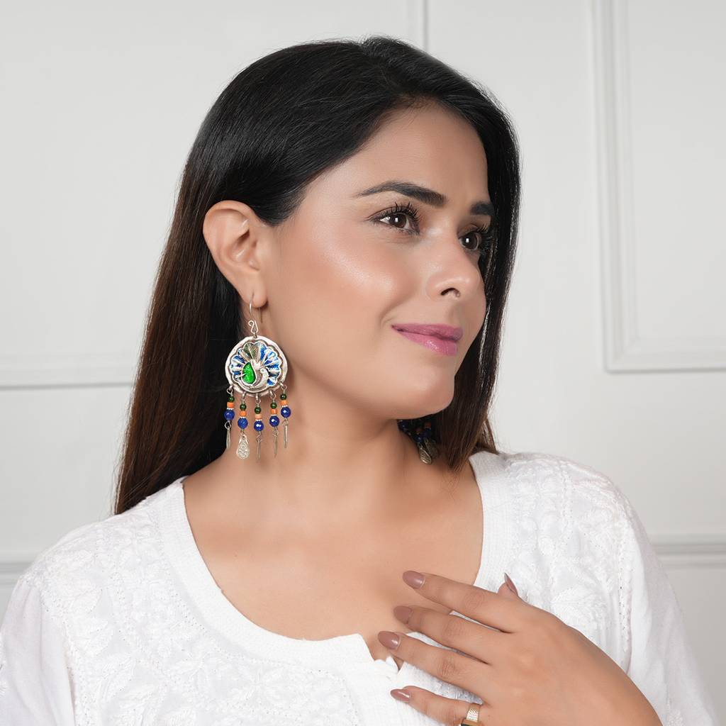 Afghan Earrings : SSE844
