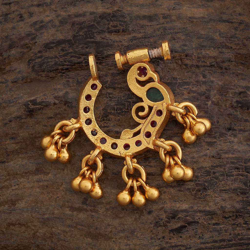 Kushal'S Fashion Jewellery Silver Temple Nath -159879 : 429443