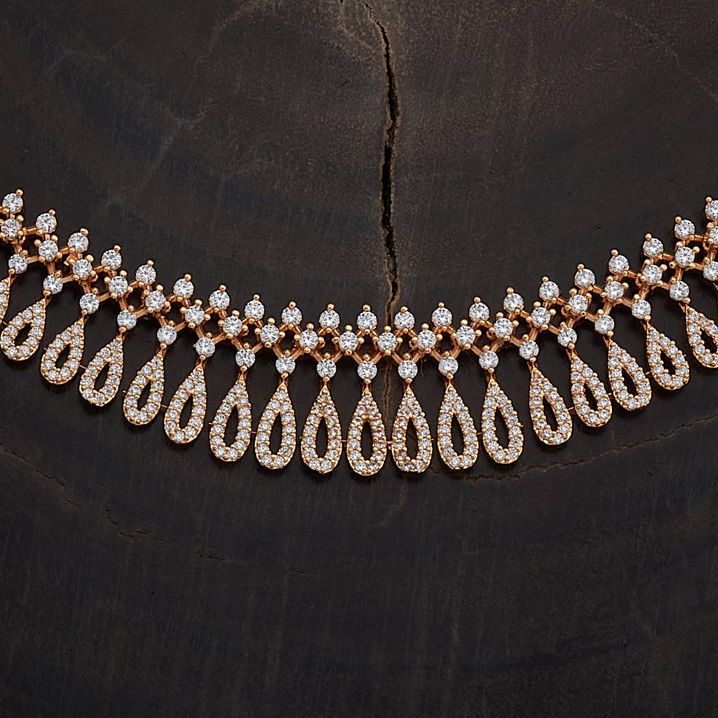 Party Zircon Necklace Set-169891 : 411564