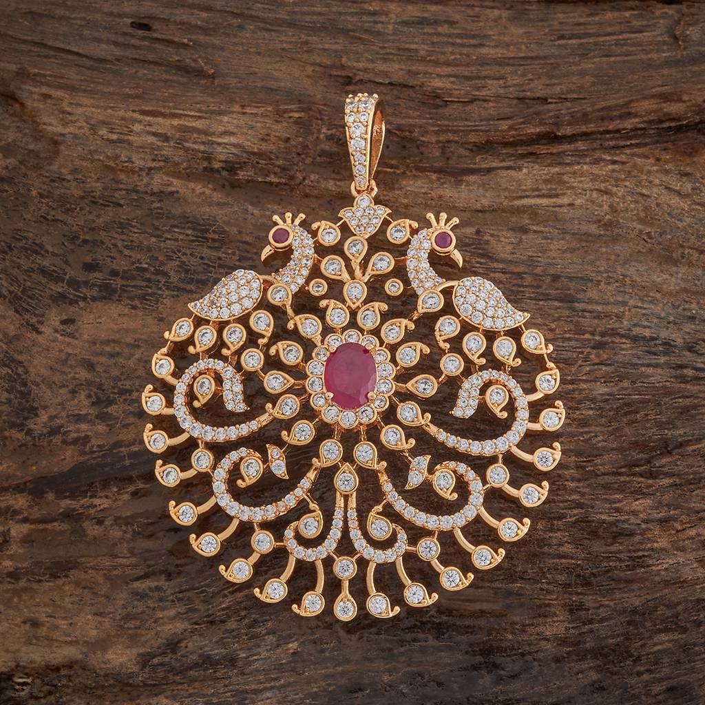 Kushal'S Fashion Jewellery Plated Party Zircon Pendant -178603 : 427637