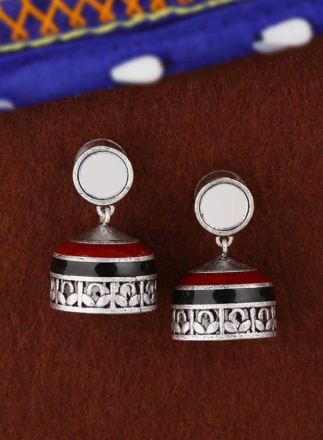 Rabaari Round Jhumka Drop Earrings : 8907617984230