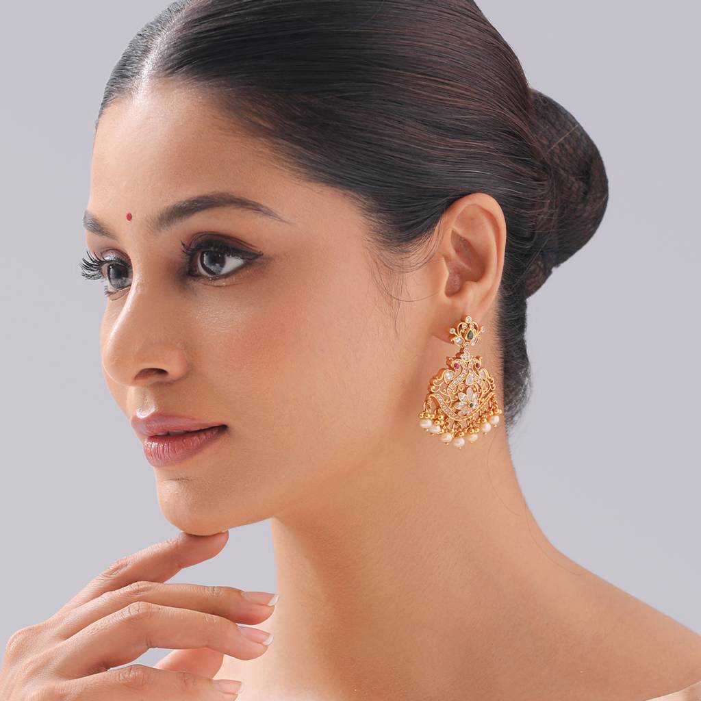 Kushal'S Fashion Jewellery Contemporary Drop Earrings-161621 : 429887
