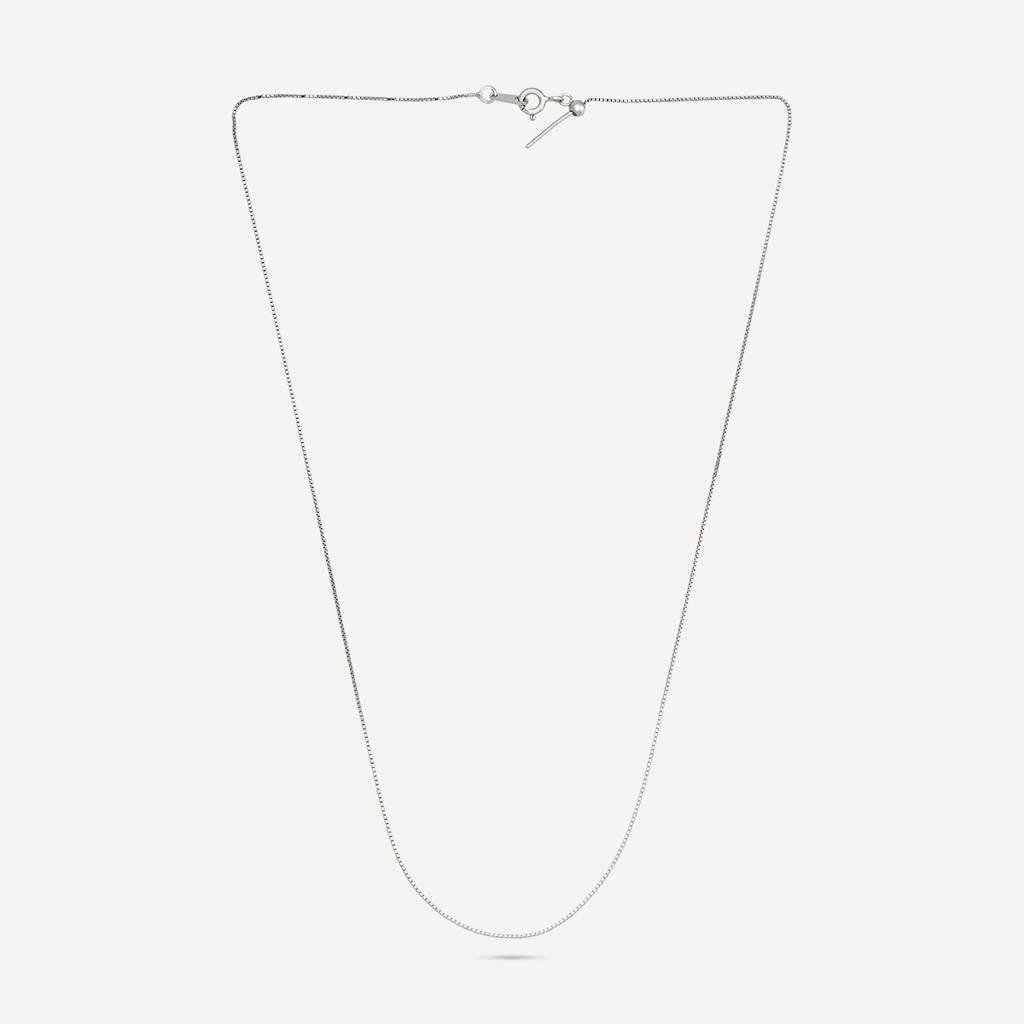 Plated Party 92.5 Sterling Silver Chain Necklace  -188328 : 448203