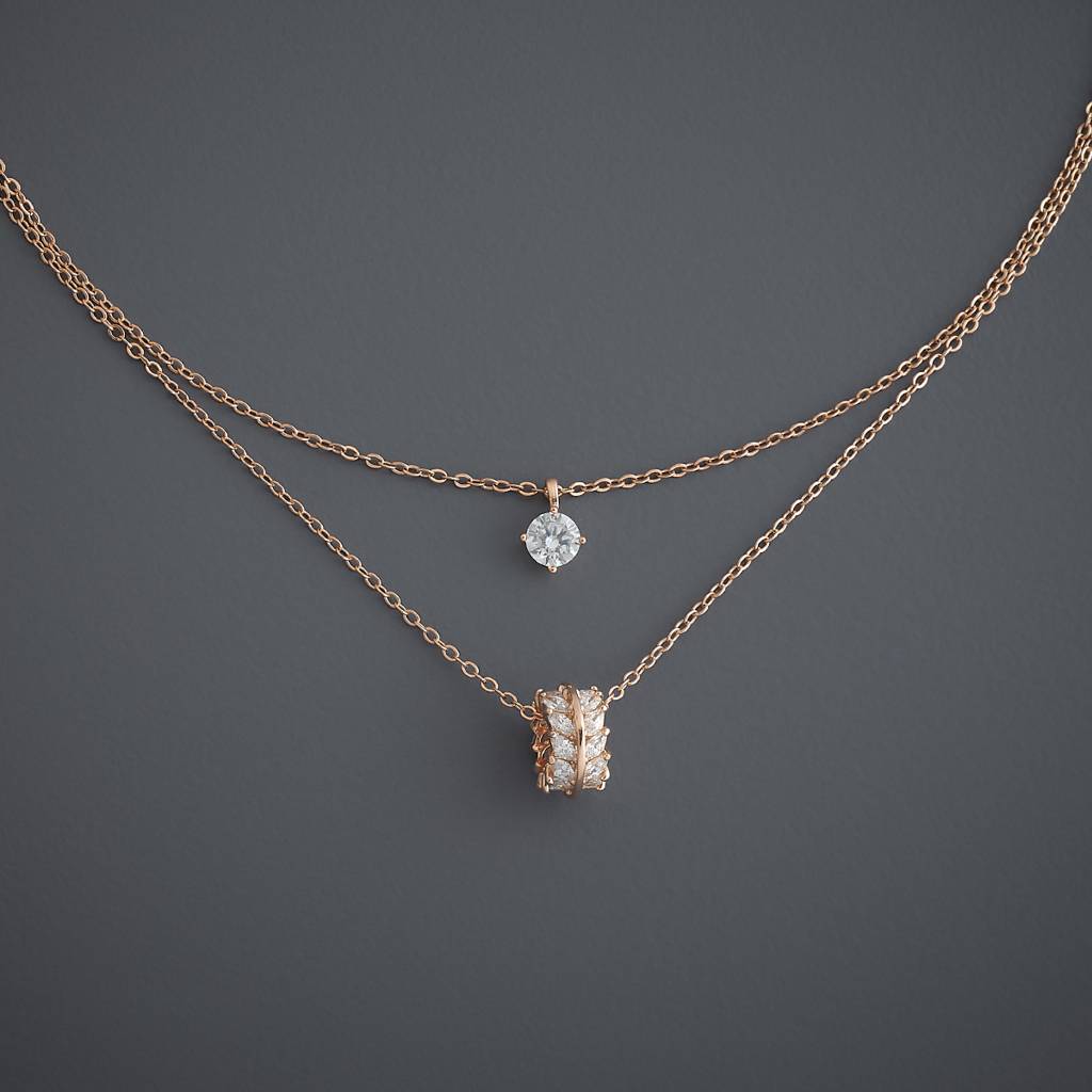 Kushal'S Fashion Jewellery Party Trendy Pendant Chain Necklace-186092