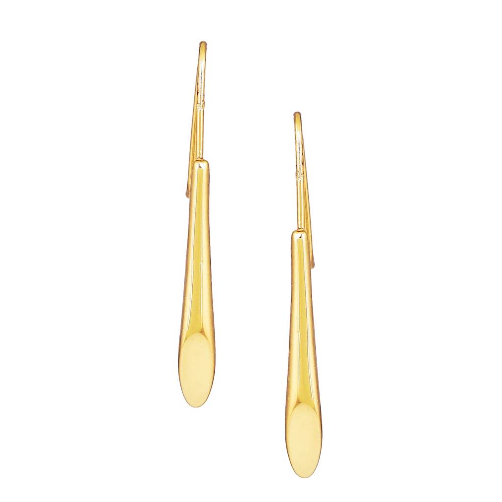 Estele Gold Plated Wand Drop Earrings : 308702ER