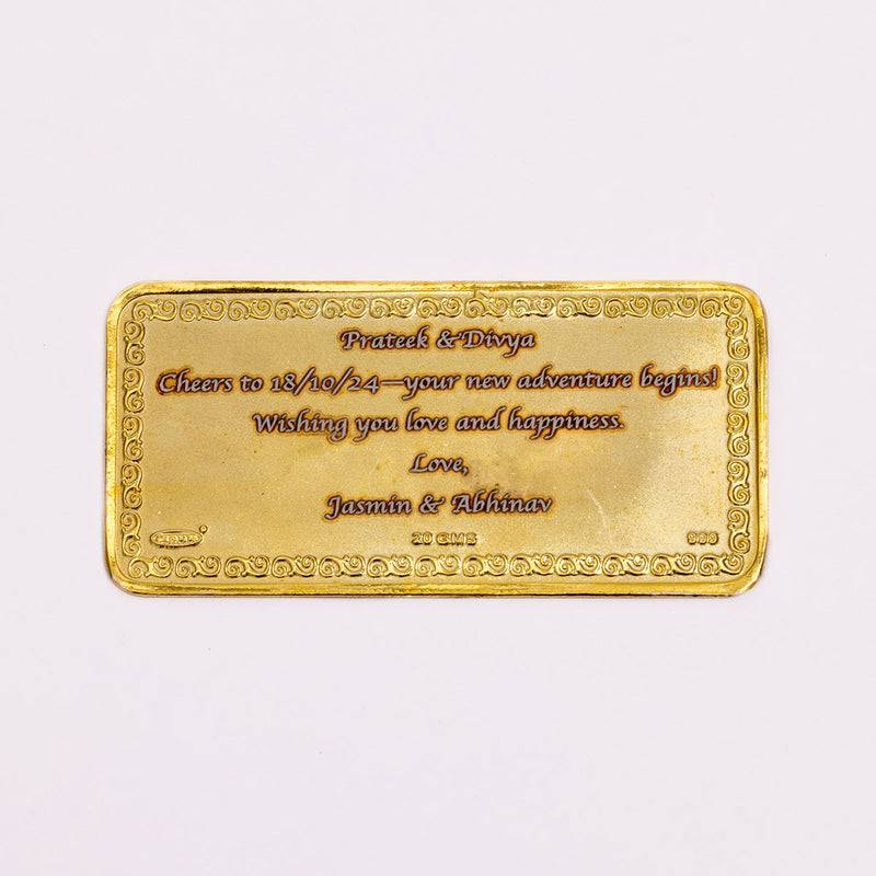 Silver Moments Card Set  -  Wedding - 10 Grams : COIMOMWD1_Gold