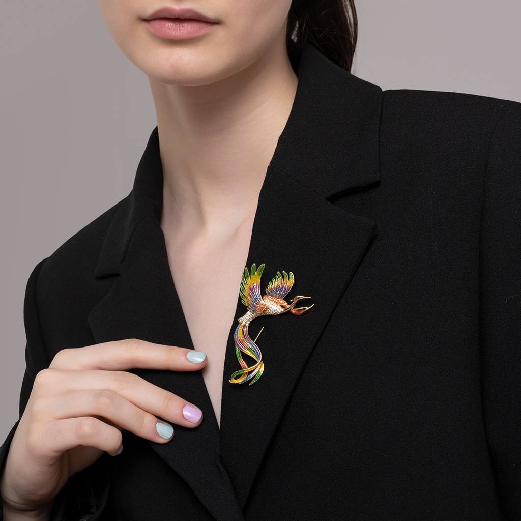 Kushal'S Fashion Jewellery White Gold-Plated Party Zircon Trendy Hair Brooch-159745 : 430632