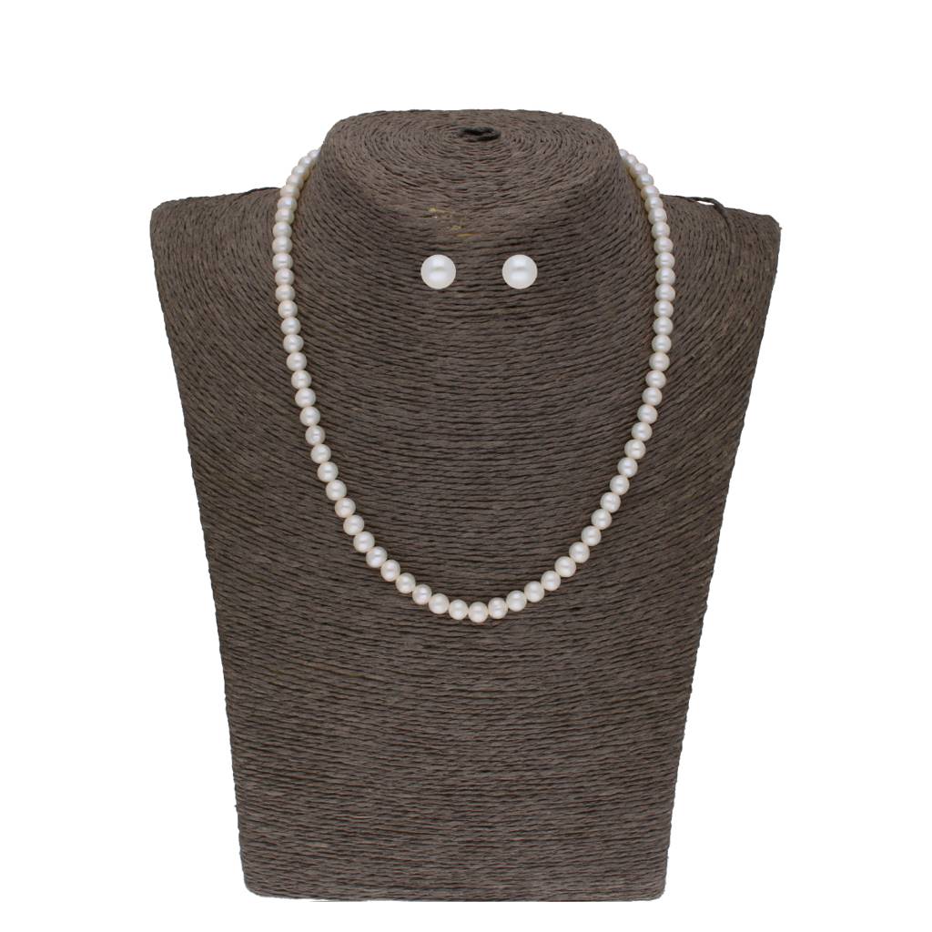 Pratyusha 1 Line Pearl Necklaces : JPFEB-22-128