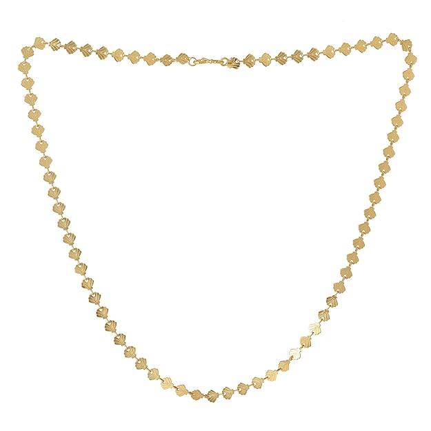 Fashion Jewelry Neck Chain For Men & Women: Gold Plated Trendy And Fashionable Lightweight Necklace Chain : OSAK011-IGCHAIN