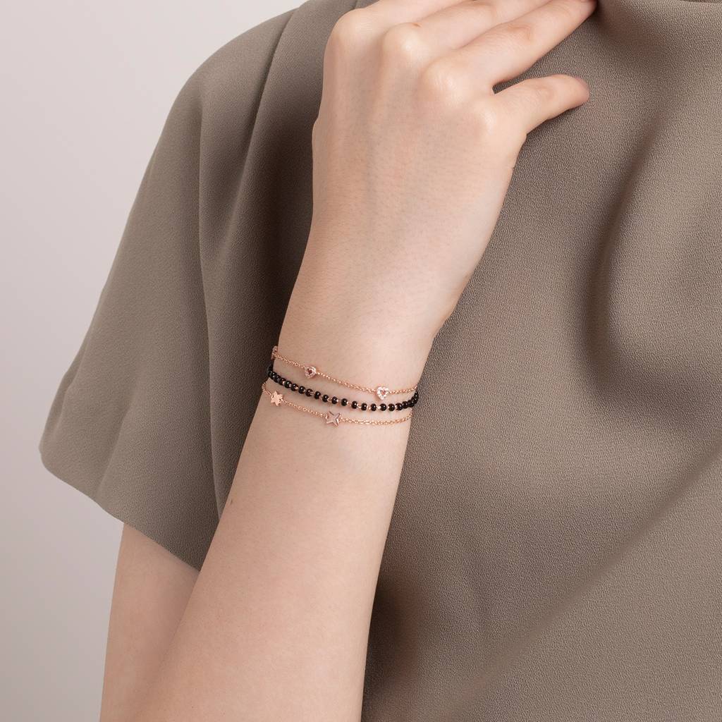 Kushal'S Fashion Jewellery  Ethnic 92.5 Sterling Silver Link Bracelet-157416 : 390541