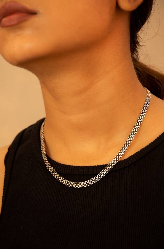 Adya Flat Versatile Choker Cum Necklace : SN1145-1