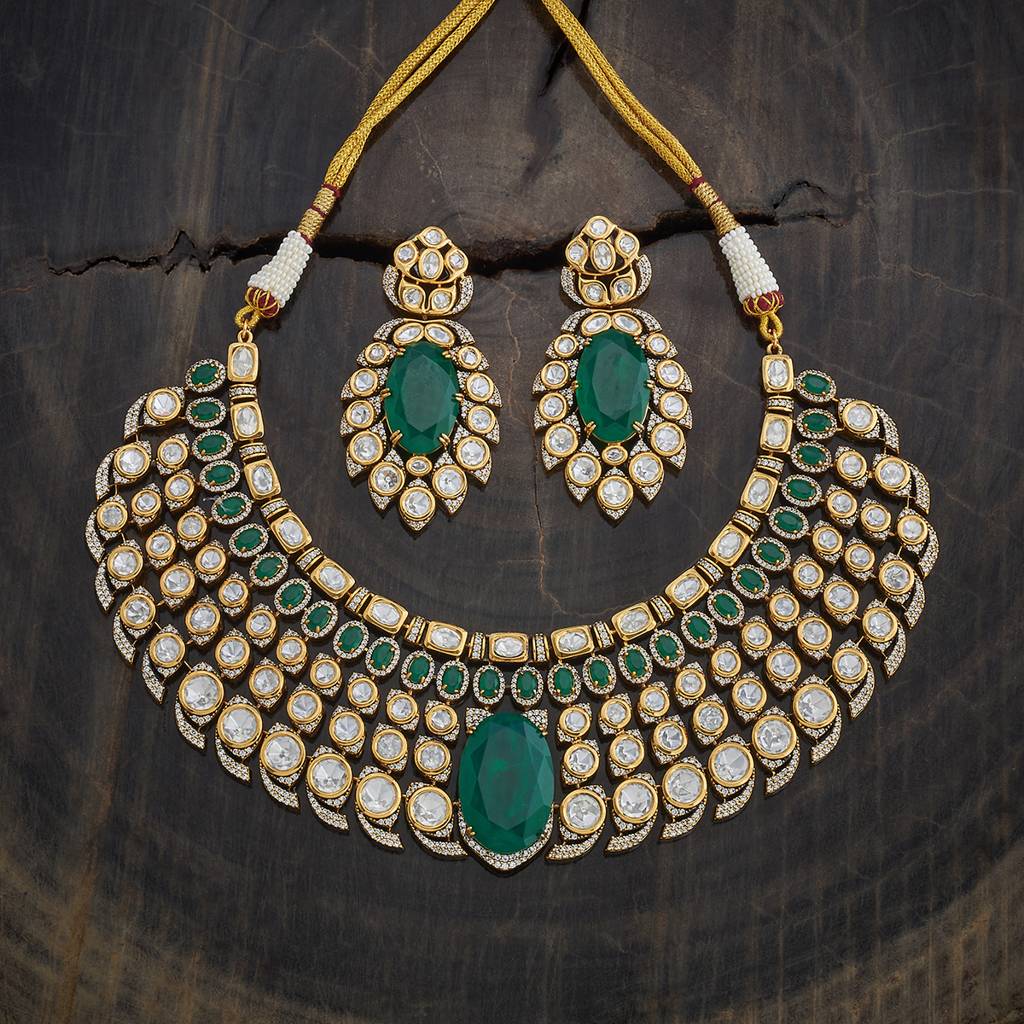 Ethnic Kundan Necklace Set-180283 : 430880