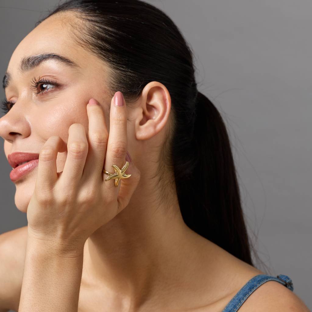 Kushal'S Fashion Jewellery Gold Gold-Plated Party Trendy Zircon Finger Ring -455166 : 455166