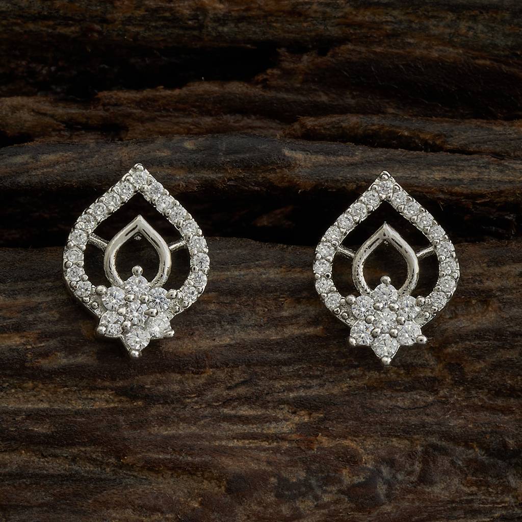 Kushal'S Fashion Jewellery Plated Party Trendy Zircon Studs-170651 : 411087