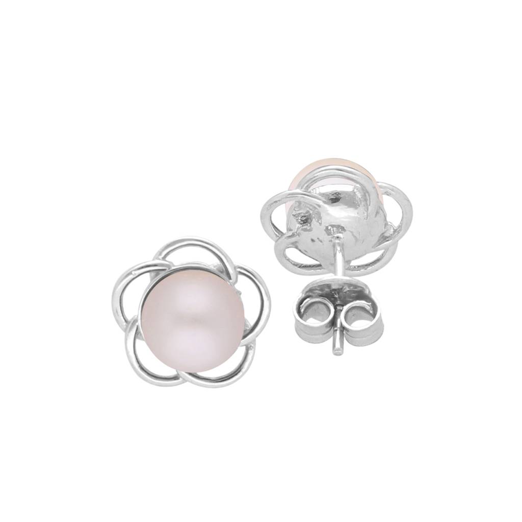 925 Majestic Silver Stud Earrings : JPMAY-22-124