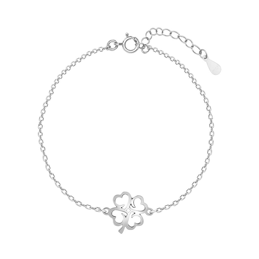 925 Sterling Silver Celestial Divine Heart Silver Bracelet : RJSPBR17