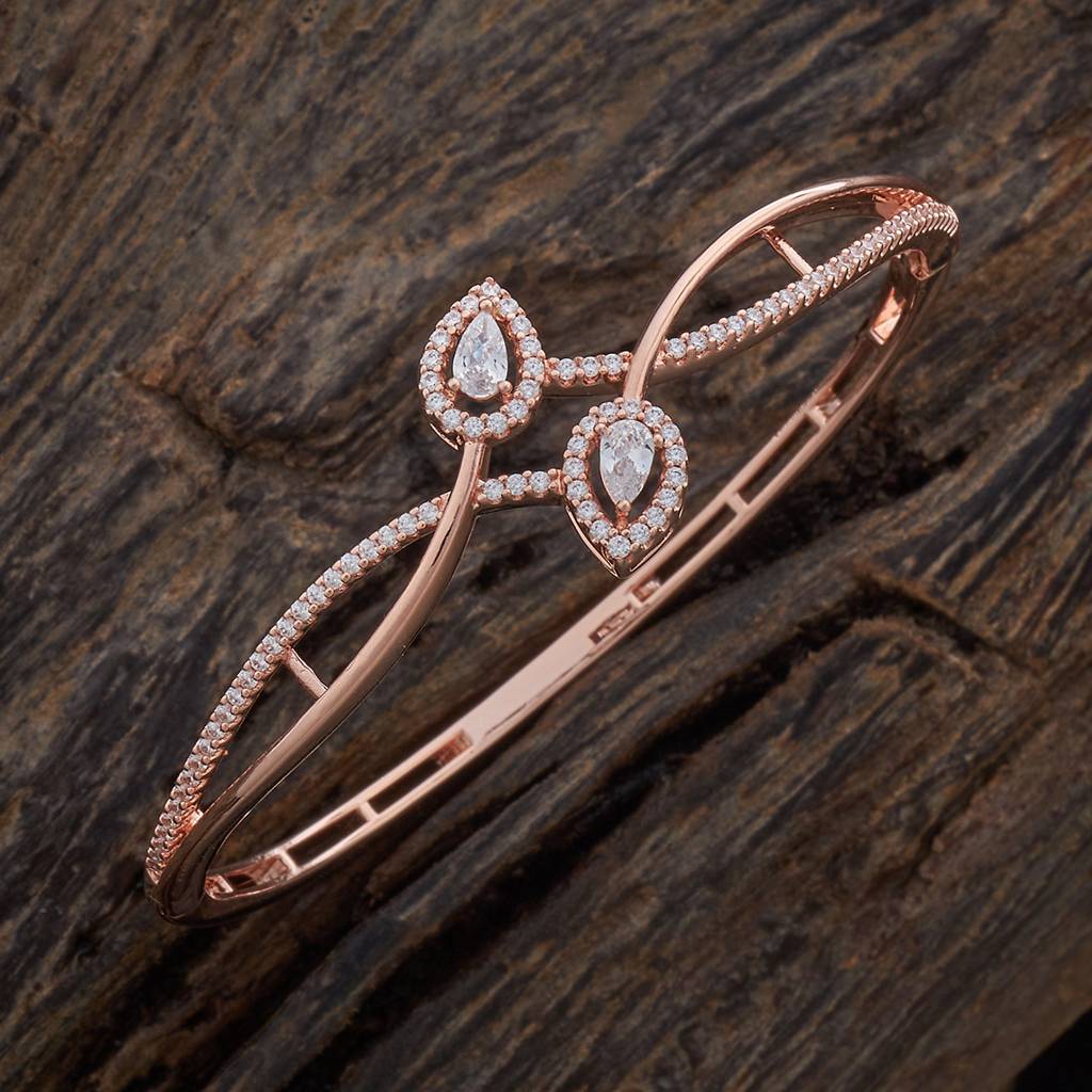 Kushal'S Fashion Jewellery-Plated Party Zircon Kada-177581 : 425772