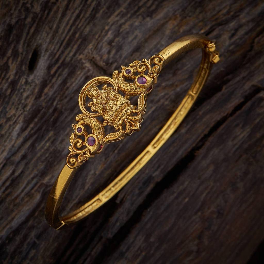 Kushal'S Fashion Jewellery  Ethnic Copper Antique Kada-138944 : 396997