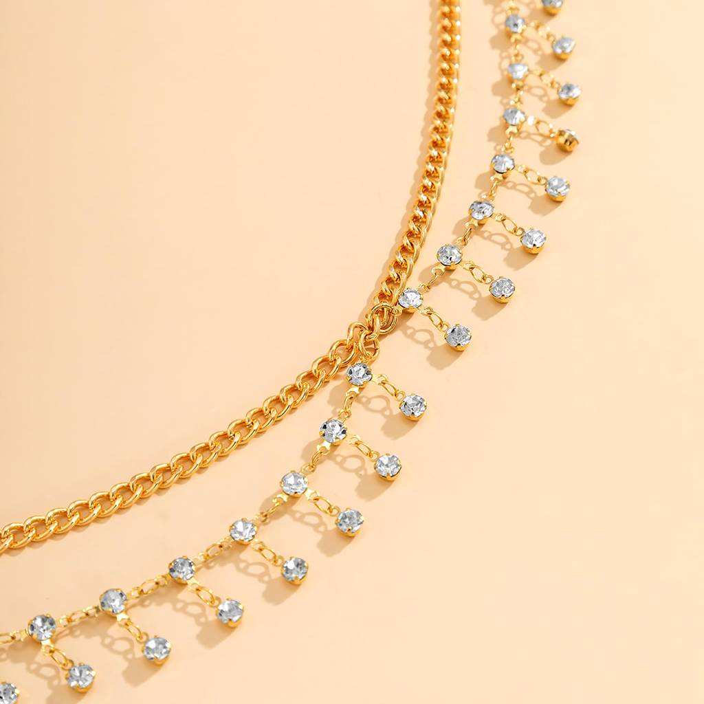 Gold Plated Multilayer Body Chain Summer Beach Belly Chain Kamarbandh Waist Chain Dress Belt Jewellery For Women  : PX8BCH013G