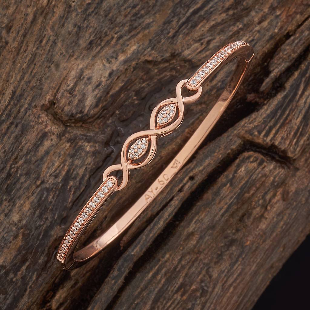 Kushal'S Fashion Jewellery  Plated Party Zircon Kada-184728 : 441032